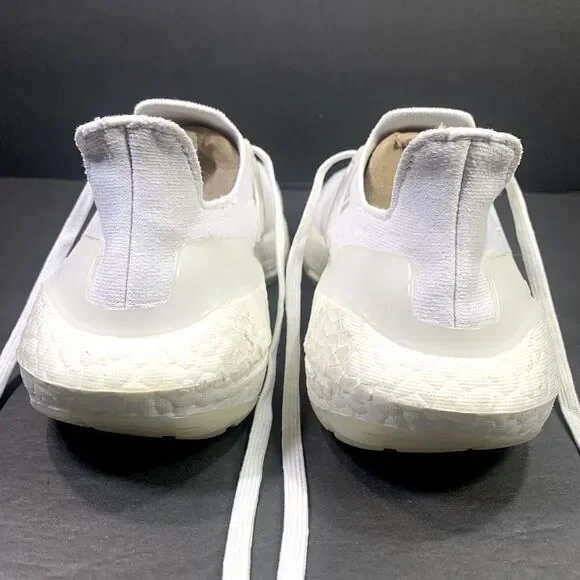 Adidas Ultra Boost 21 Women’s “ Triple White “ Shoe Size- 7.5 - Picture 6 of 12